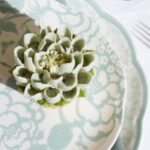 Butterfly Meadow Cottage Sage Accent Plates - Set of 4 - Image 2