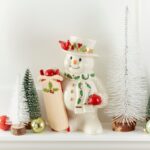 2025 Snowman With Sled Figurine - Image 3